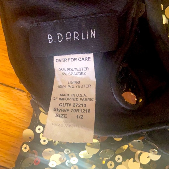 B Darlin Gold Sequin Dress - Picture 6 of 7